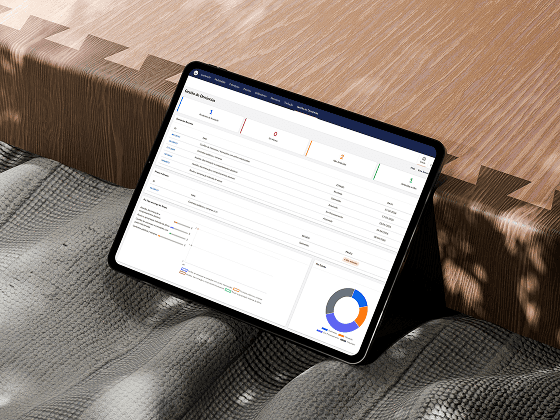 Dashboard do Backoffice com estatísticas e gestão de denúncias